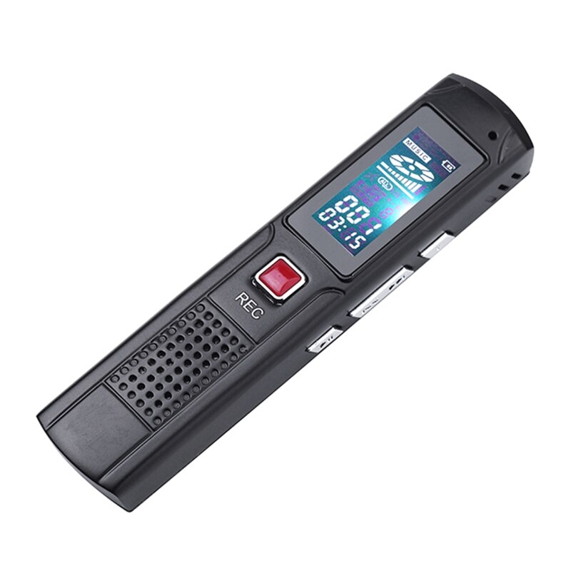 8G Voice Activated Mini Voice Recorder with Earphones and USB Cable WAV