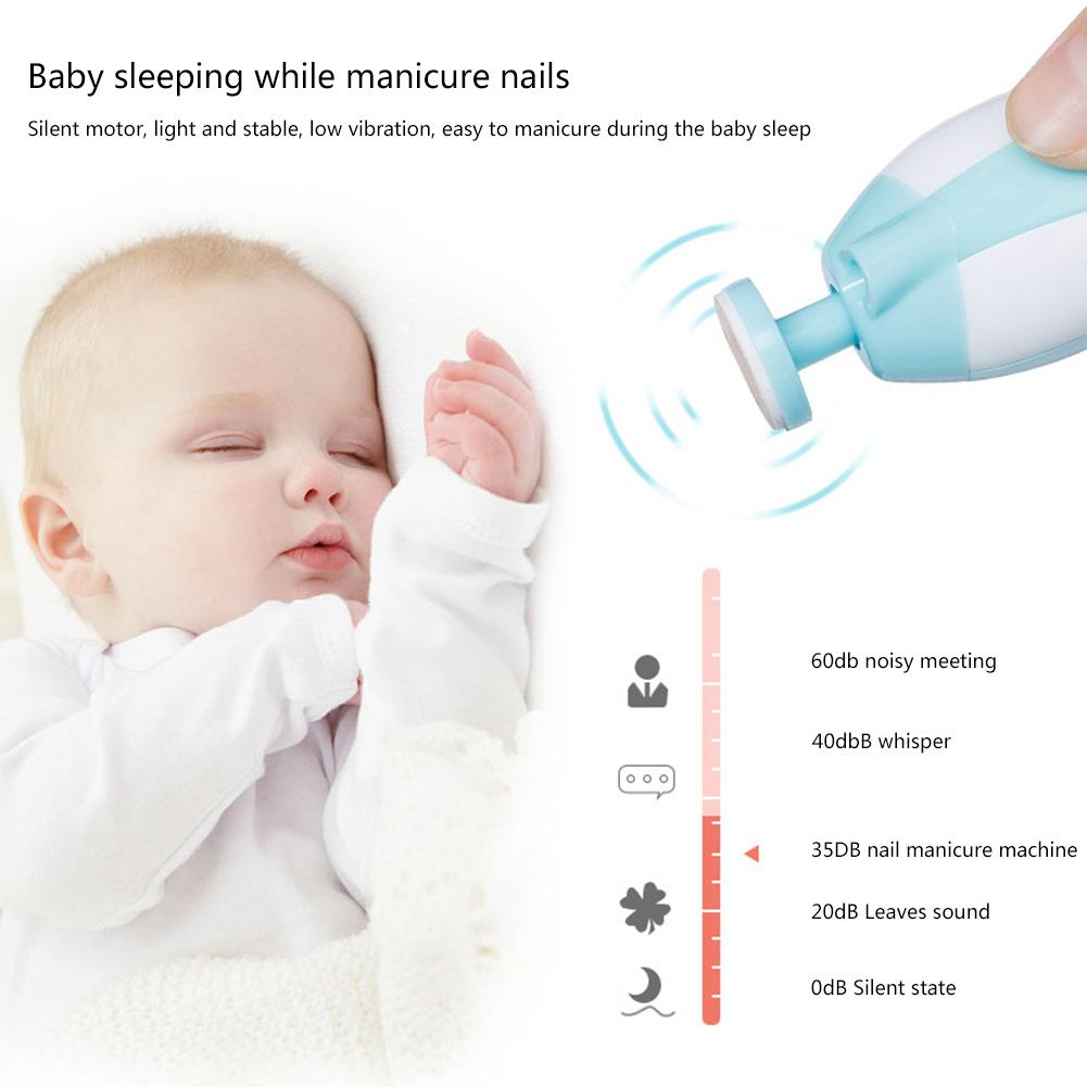 Multifuncional bebê elétrico prego polisher bebê anti-carne cortador de unhas seguro e alta qualidade