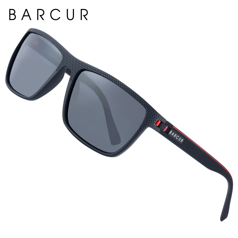 Gafas de sol BARCUR TR90 para hombre, gafas de sol deportivas ligeras polarizadas, accesorios para gafas para mujer, gafas con protección UVAB