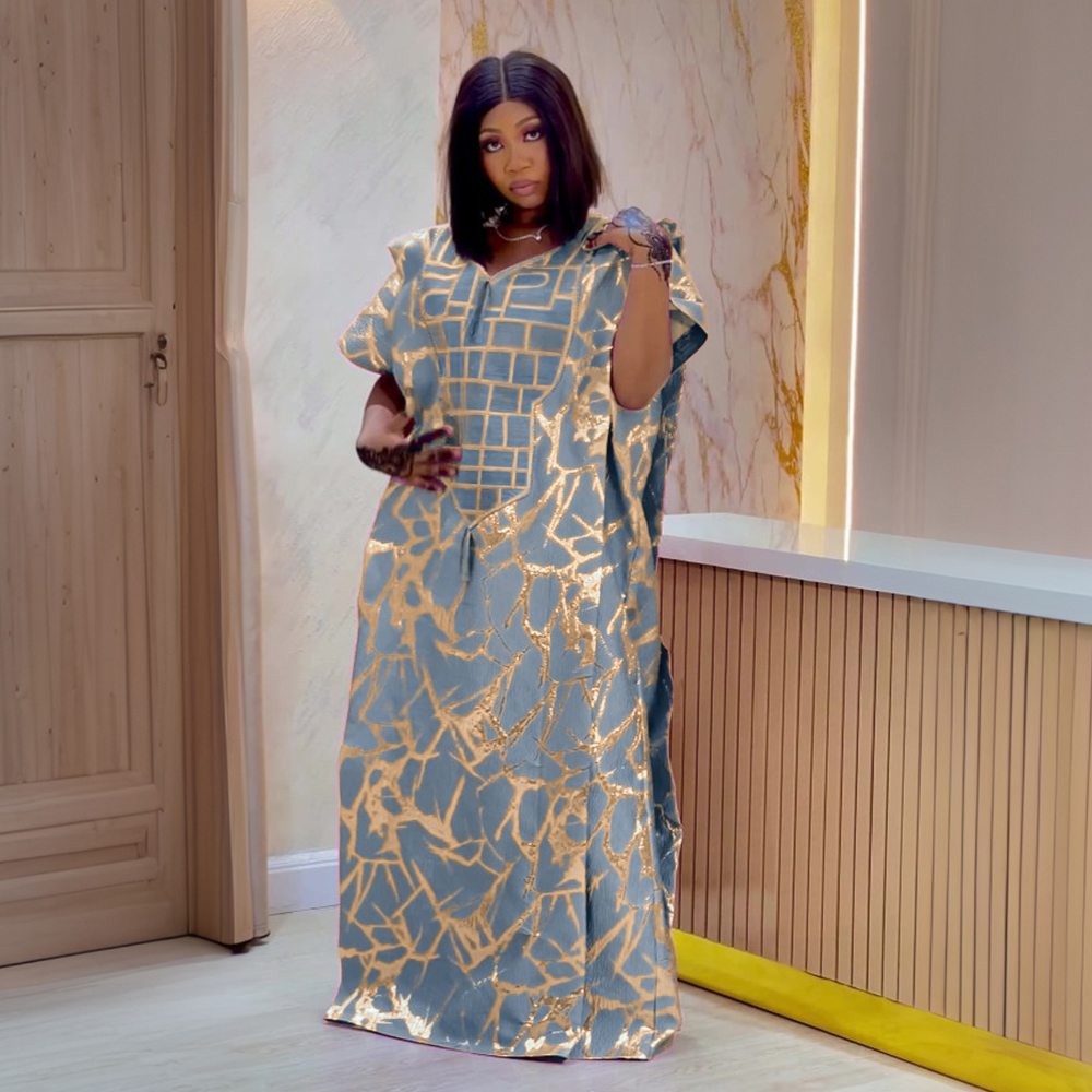 Abayas pour femmes dubaï africain musulman Robe de Caftan Marocain robes de soirée Satin Boubou Robe Djellaba Femme 2025: Cyan