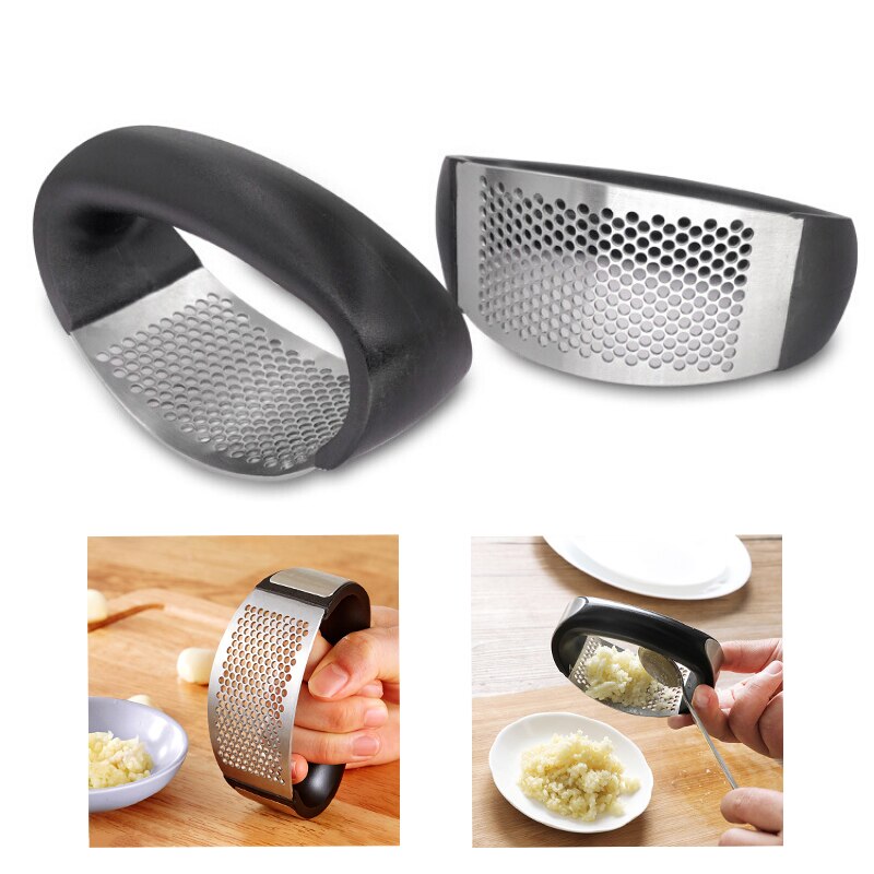 Tools Household Kitchens Stainless Steel Large Garlic Press Crusher Convenient Practical Squeezer Mincer Chopper Tools
