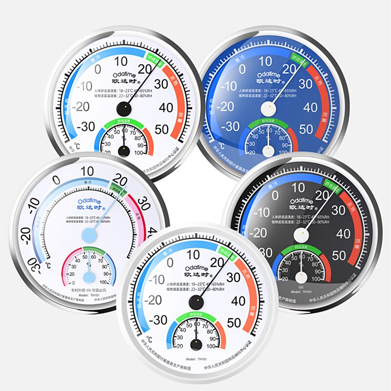 8 Soorten Wandmontage Outdoor Indoor Thermometer Room Window Hygrometer Mechanische Thermometers Ambiental Huishoudelijke Barometer