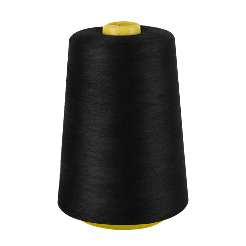 Hilo de coser resistente al desgaste sólido para máquinas de mano DIY artesanía hecha a mano tejer ropa de hogar poliéster punto de cruz 3000 yardas