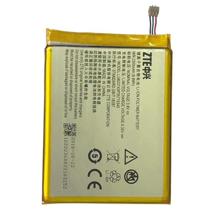 Echtes Li3820T43P3h715345 Batterie Akkus Für ZTE großartig S biegen MF910 MF920 2300mAh Lithium-Polymer Telefon Bateria