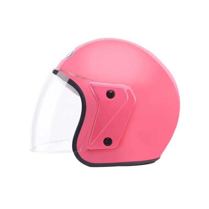 Adjustable Size Dial DOT Full Face Mask Skull Cap Motorcycle Helmets Unisex-Adult Motorcycle Helmet Motorcycle Accessories: pink