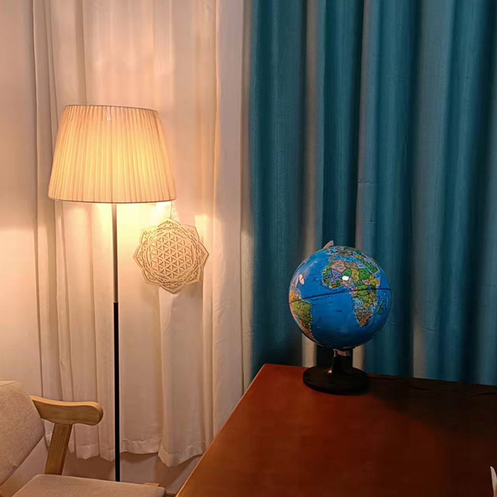 Sacred Flower Of Life Geometric Wall Decal Yoga Boho Circle Mandala Vinyl Living Room Decal Removable Home Decor