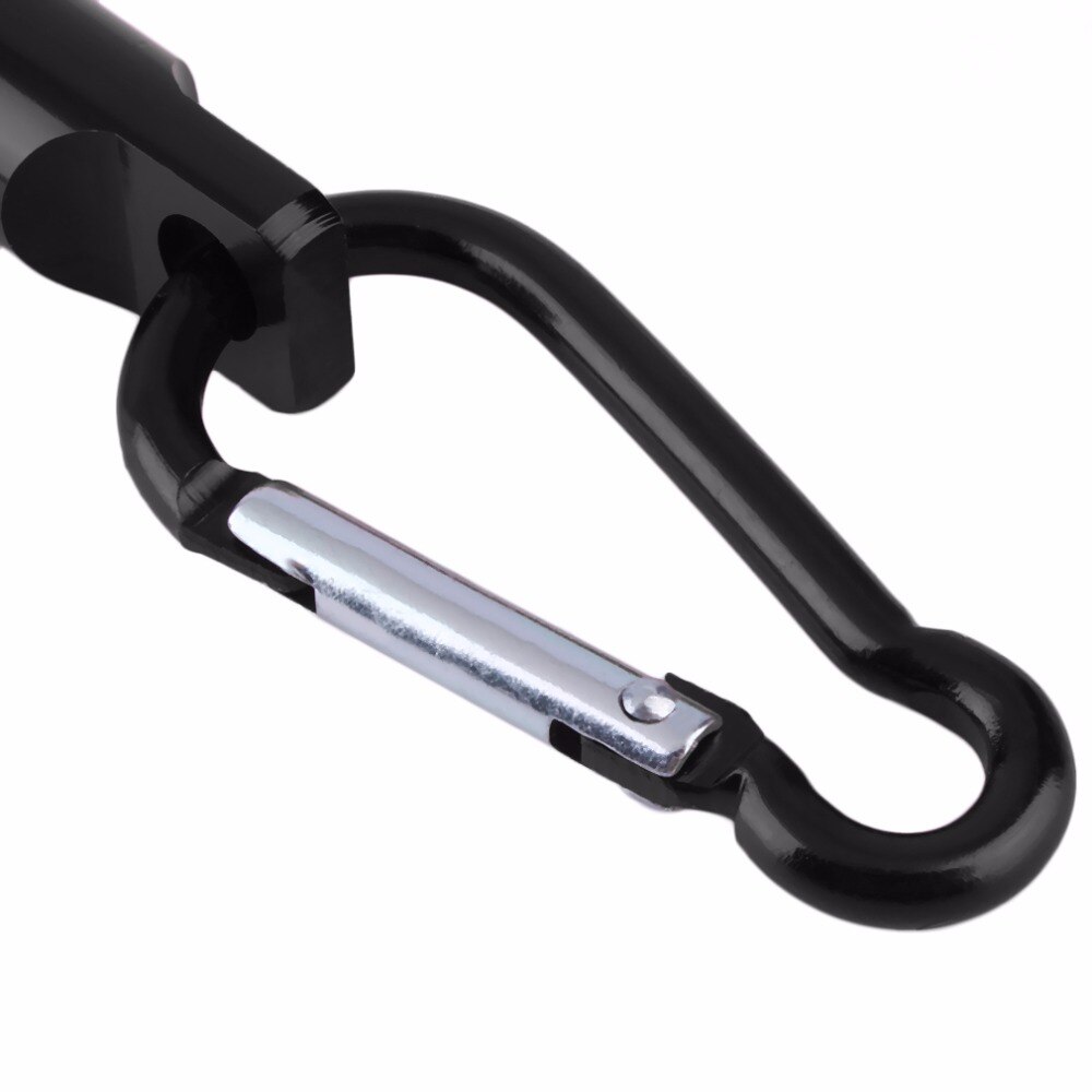 Mini Flashilight Zaklamp Karabijnhaak Sleutelhanger Haak Lamp Draagbare 5 Led Mini Zaklamp Licht Fakkel Aluminium Sleutelhanger