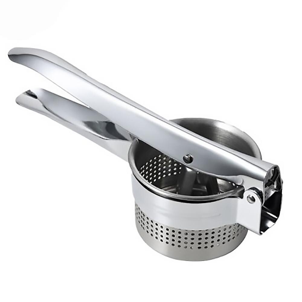 1pcs Food Grade 403 Stainless Steel Potato Masher Rice Fruit Vegetable Juicer Press Maker kitchen Tool