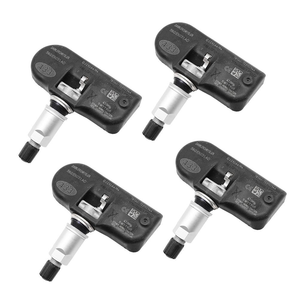 FOR Chrysler 300 433Mhz OEM original TPMS TIRE PRESSURE MONITOR SENSOR 56053031AD 68001698AB: 4PCS