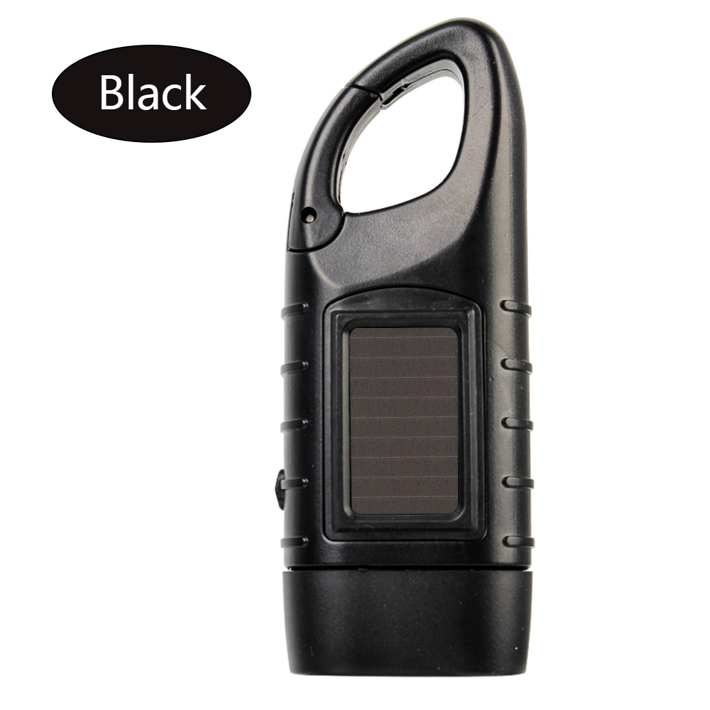 Für Outdoor-Camping Bergsteigen tragbare Handkurbel Dynamo LED Taschenlampe Zelt Licht Taschenlampe Laterne Solarenergie: Blau