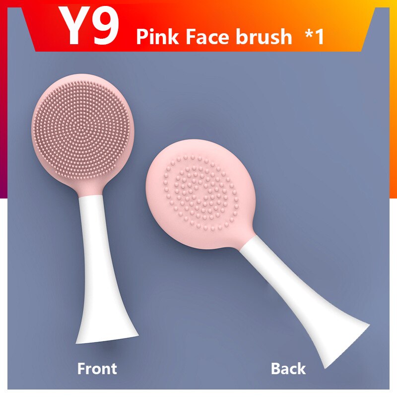 Electric Toothbrush Powerful Ultrasonic Sonic USB Charge Rechargeable Tooth Brushes Washable Whitening Teeth Brush Soft Fur: Y9 Pink