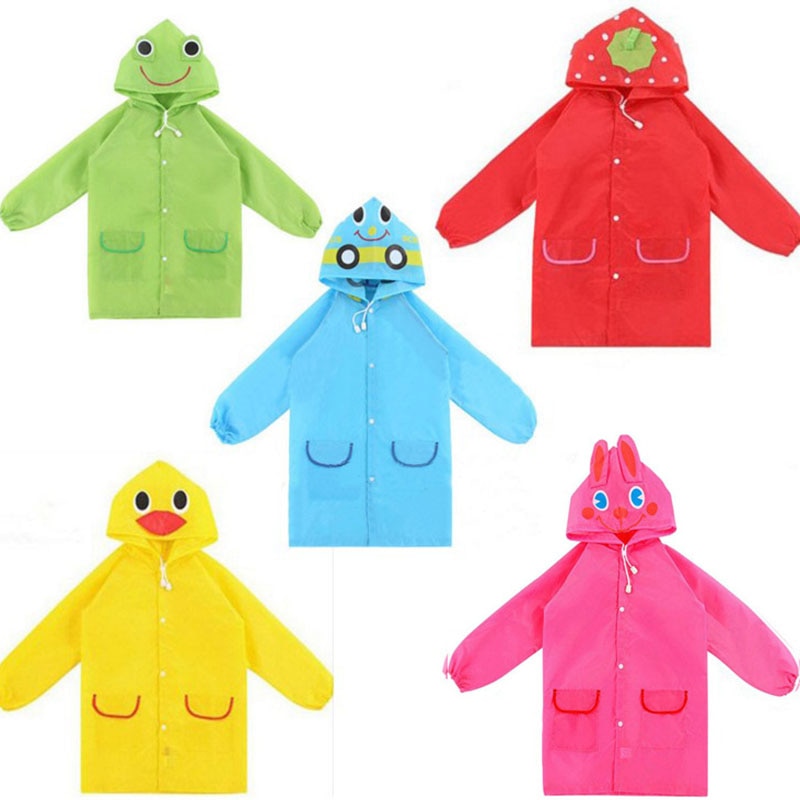 1Pcs Cartoon Dier Stijl Waterdicht Kids Regenjas Voor Kinderen Regenjas Regenkleding Regenpak Student Dier Stijl Regenjas