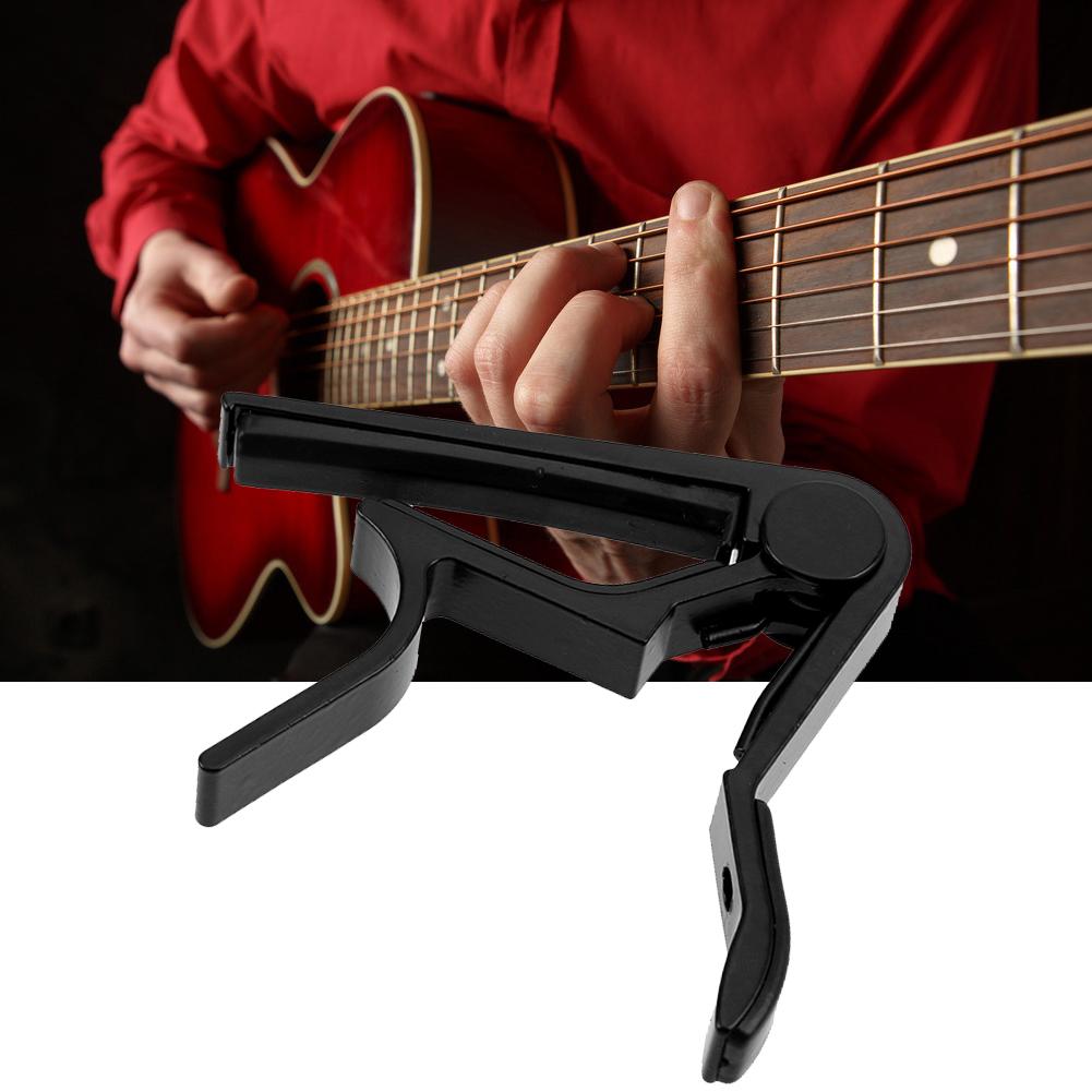Electric Guitar Alloy Tune Clamp Key Trigger Capo for Acoustic Electric Guitar Musical Guitar Capo Guitar Accessories