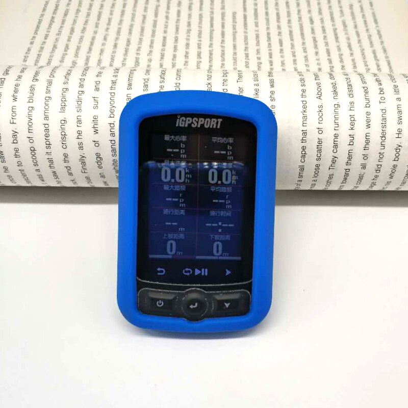 IGPSPORT-funda protectora de silicona para ordenador de bicicleta, iGS618, 618: Blue B