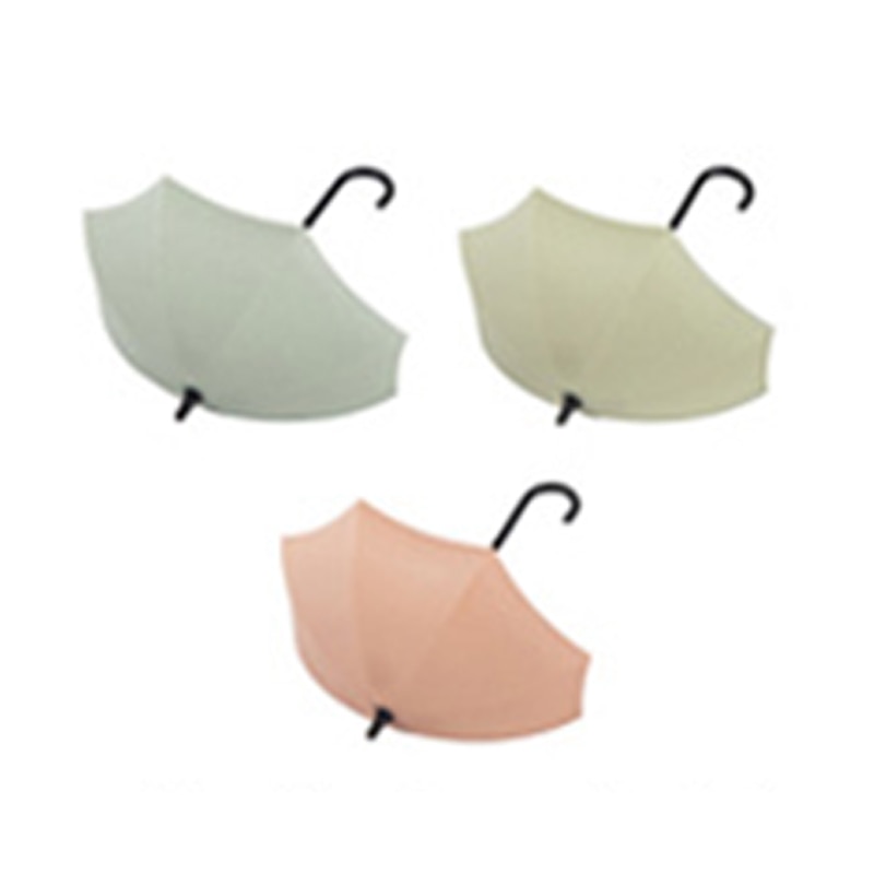 3 pièces/ensemble auto-adhésif parapluie crochet mur porte clé cintre fort collant crochets suspendus maison salle de bain rangement pour cuisine outils
