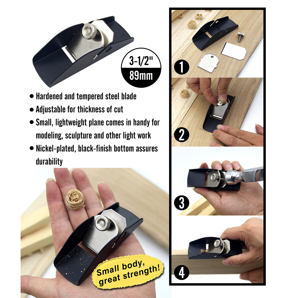 Wood Working Hand Planer Woodworking Mini Wood Planer Device Flat Plane Bottom Edge Trimming Tools for Carpenter Woodcraft Tool