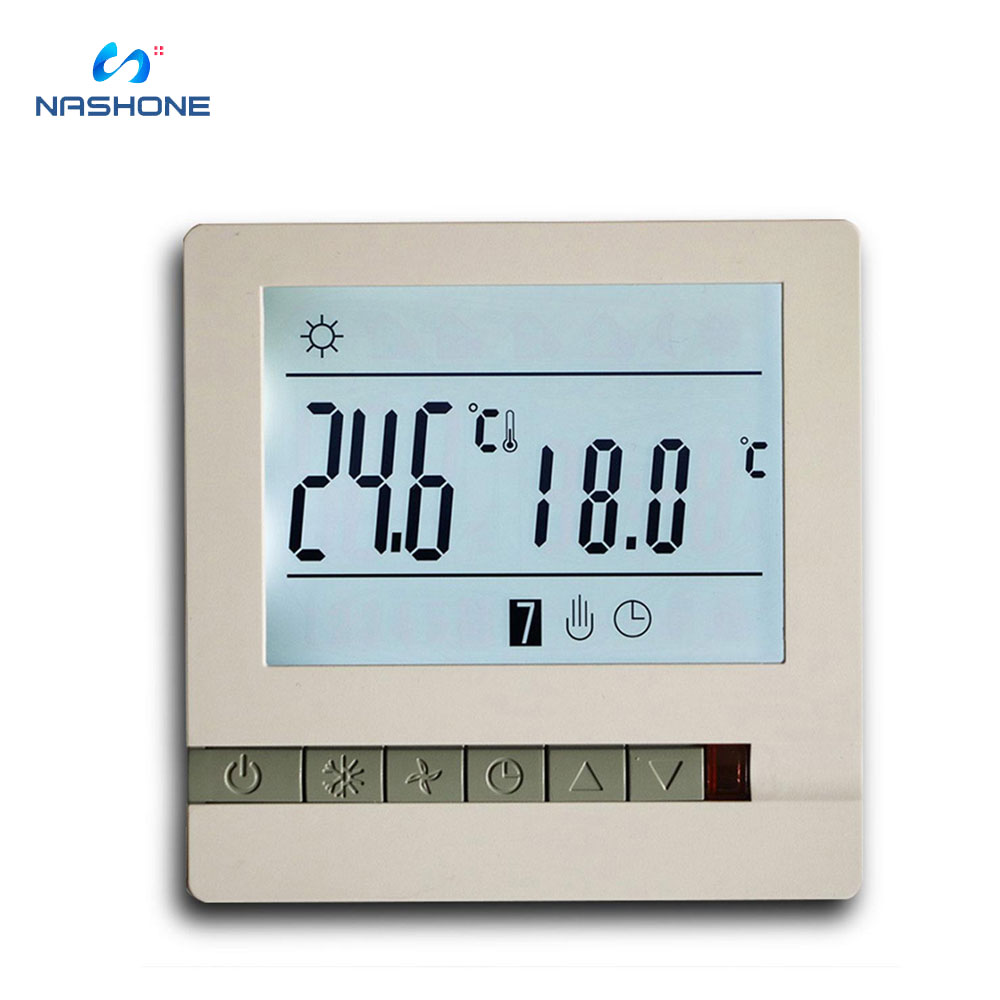 Nashone Thermostat Temperature Controller 220V 16A LCD Programmable Floor Heating Room Thermostat Room Temperature Controller
