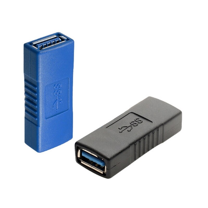 USB 3.0 typu A Adapter żeński do żeńskiego przejścówka męsko-żeńska przewód łączący Adapter do laptopa