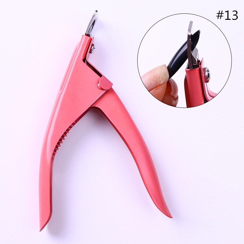 Dual-end Nail Cuticle Pusher Remover Stainless Steel Nail Art DIY Tools: 13