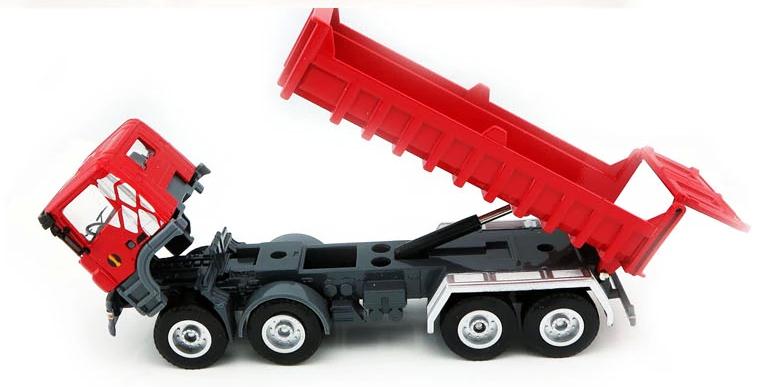 1:50 legering automodellen, hoge simulatie dump vrachtwagens, metal casting trek functie,