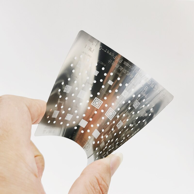 WIFI IC BGA Stencil for iPhone 5S 6 6S 6SP 7 8 plus X 11 xs for iPad 2-6 Pro 9.7/12.9 Mini 1-4 Direct Heating Reballing Template