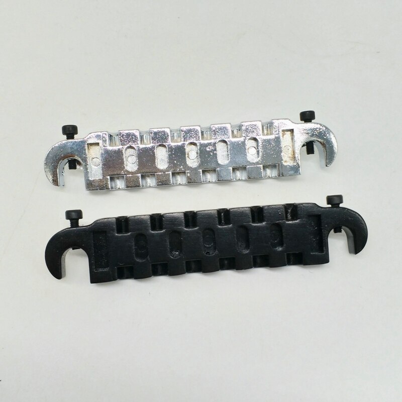 Electric Guitar Bridge All-In-One Bridge Tailpiece Guitar Roller Saddle Bridge,for LP Electric Guitar