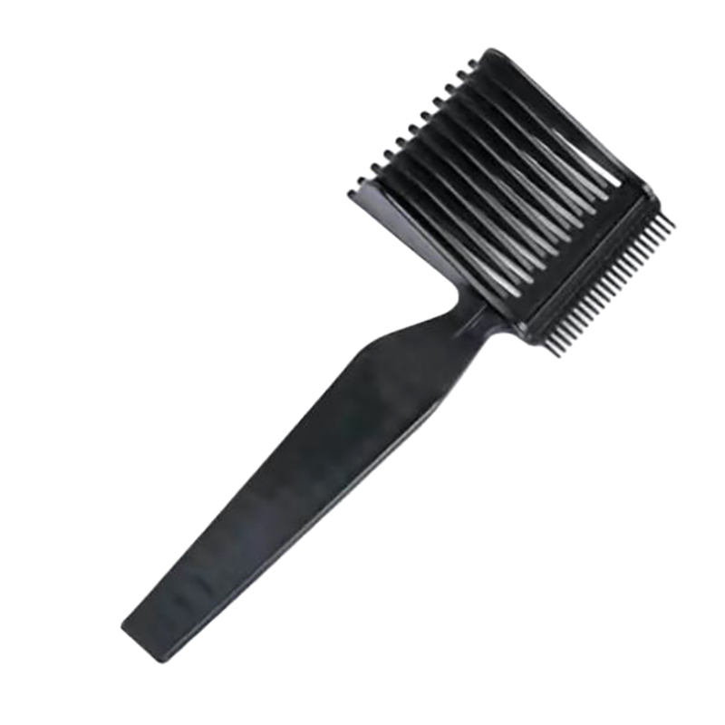 Heren Gradiënt Kapsel Kam Haar Knip Tool Professionele Haar Kam Styling Tools Mannen Platte Top Gids Kam Kapsel Tripper: Black
