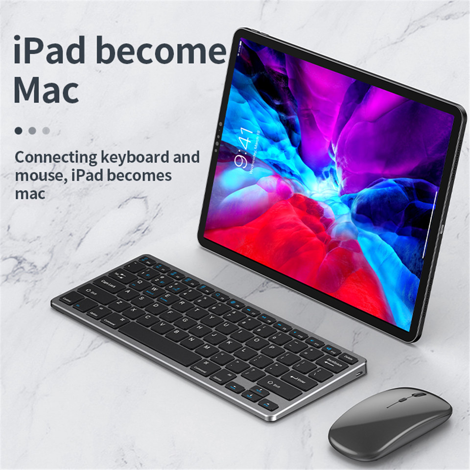 Tablet Wireless Keyboard For iPad Pro 11 12.9 10.5 Teclado Bluetooth Keyboard Mice For iPad 8th 7th For IOS Android Windows