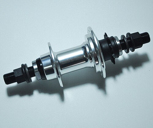 Magic BMX Hub Alloy Aluminum 5 Industrial Bearings 36 Holes 9T Performance Bike Hubs Bicycle Accesories: silver rear only