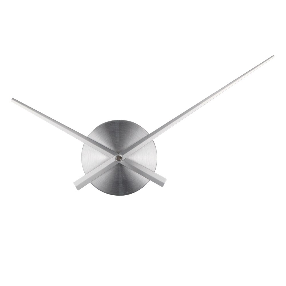 Mecanismo de agujas de reloj grande de cuarzo, manecillas de hora de gran tamaño, accesorios para reloj de pared 3D, decoración moderna del hogar, 4 colores: T4651 Small Silver