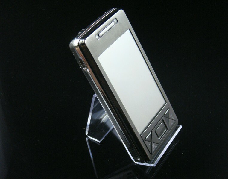 MP3/4 Clear Acrylic mobile cell phone display stand holder racks 20PCS SJ1-1