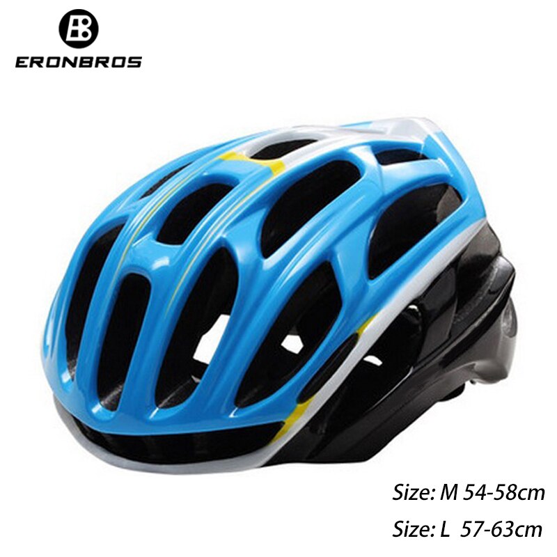 Cycling Helmet With LED Red Tail Light Road Mountain bicycle Helmet Ultralight MTB Helmet Sport bike helmet capacete ciclismo: blue Black / L (58cm-62cm)