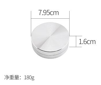 Mini Aluminum Alloy Pottery Wheel Turntable Small Sculpture Display Stand Base Bearing Rotating Wheel Polymer Clay Tools 3-12cm: 80mm