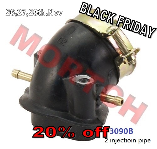 Kinesisk motorcykel reservedele  gy6 150 qmi 125cc 157 qmj 150 cc 50cc 139 qmbintake manifold til scooter knallert atv taotao sunl benzhou