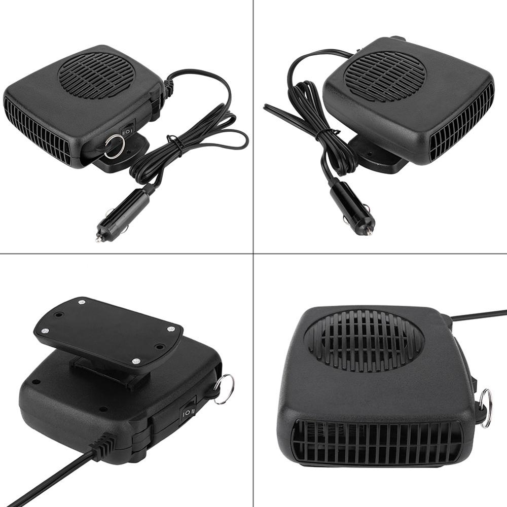 12V 150W PTC Ceramic Car Heating Heater Fan Defroster Demister Car Electrical Heating Fans Instant Heating