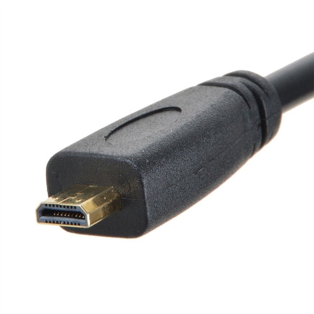 1m 1080P Micro HDMI to HDMI Adapter Cable Cord for Phone Tablet Camera TV