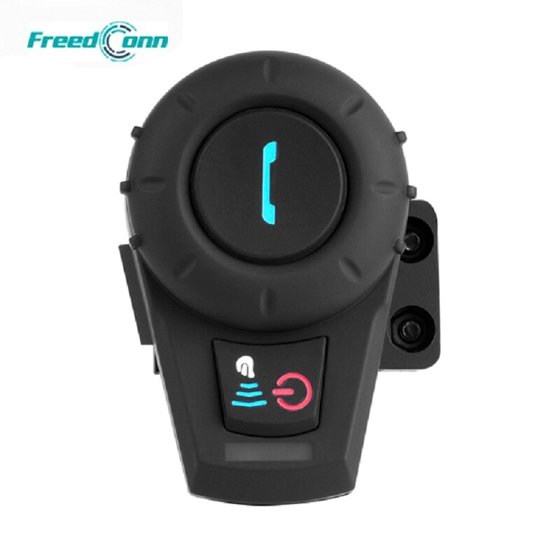 Freedconn FDC-VB Motorfiets Bluetooth Helm Headset 500M Draadloze Intercom Helm Hoofdtelefoon Met Fm Radio