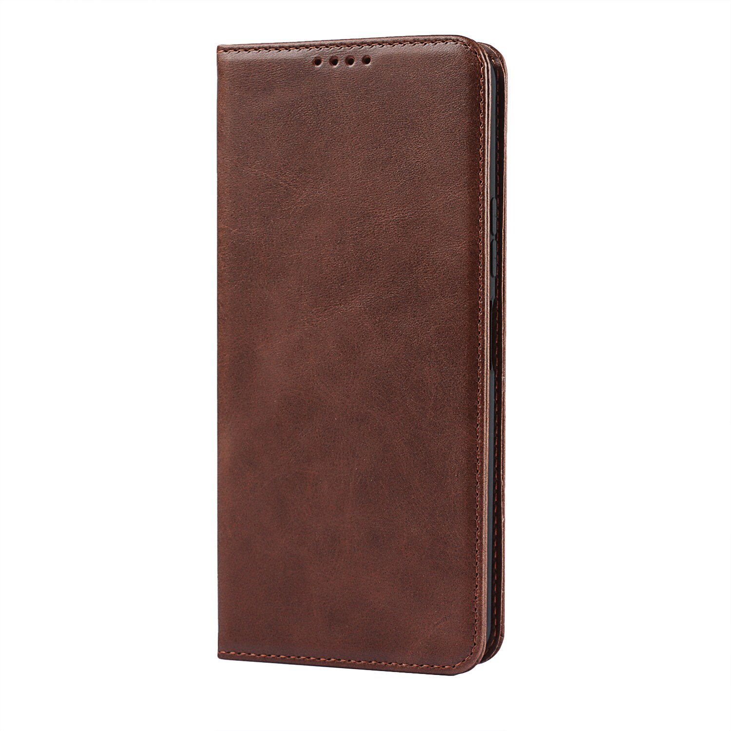 Premium skórzany futerał na telefon Nokia 8 V 5G UW / 8.3 5G etui z klapką etui na karty magnetyczne przyciąganie okładka portfel biznes: for Nokia 8 V 5G UW / Brązowy / Case add Glass Film