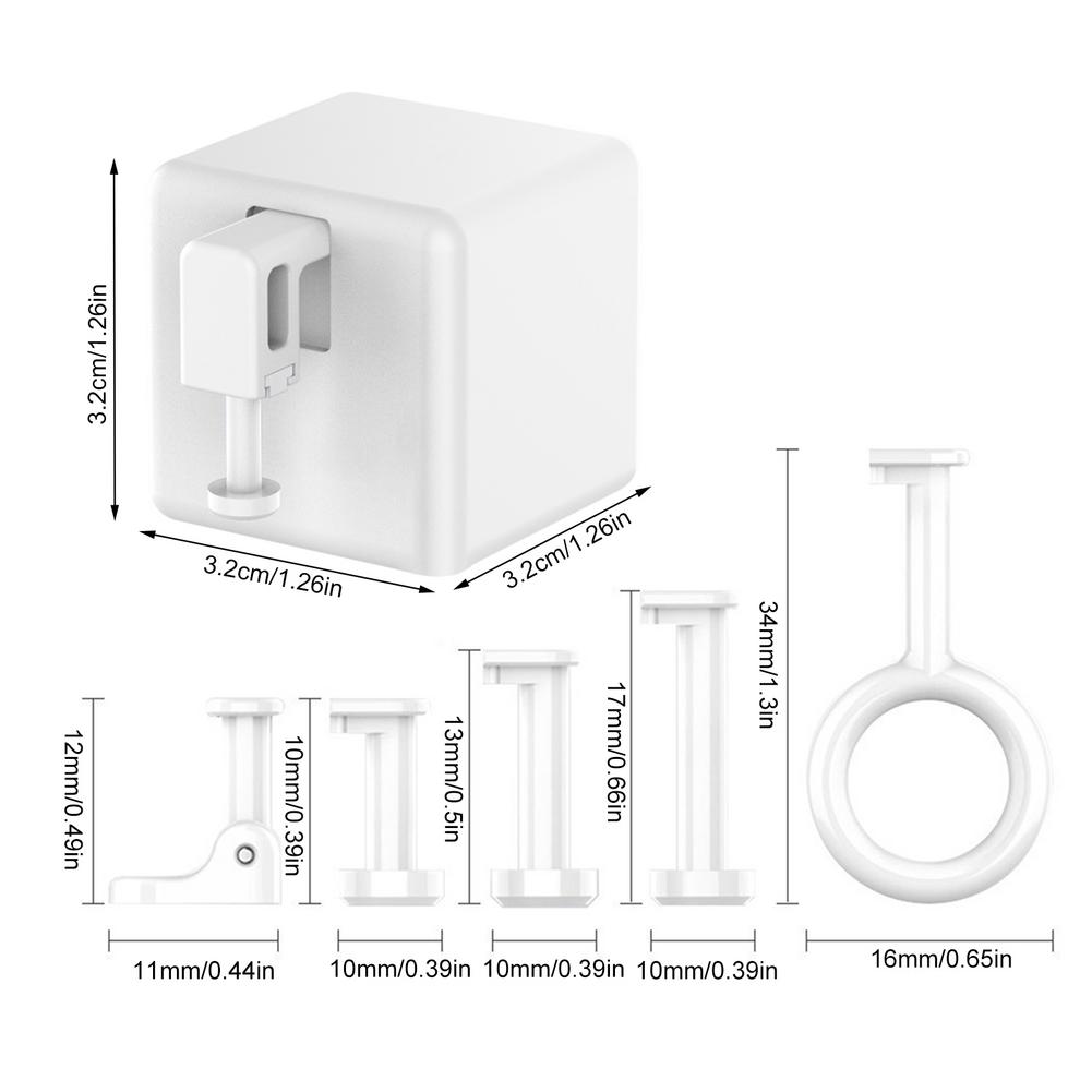 Smart-Life Bluetooth-Compatible Smart Fingerbot Switch Bot Wireless APP/Timer Control Button Pushing Device Alexa Assistant Siri