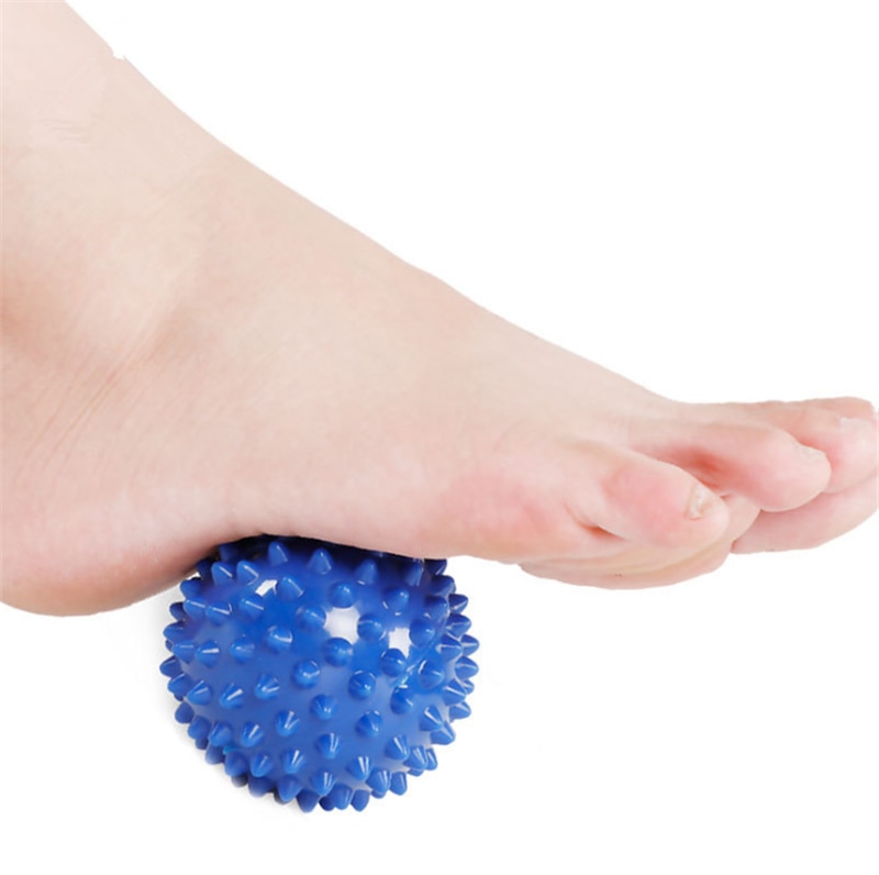 Footful-Bola de masaje con pinchos para aliviar el estrés, aparato de relajación Unisex, punto gatillo duro, deporte, Fitness, alivio del dolor de manos,