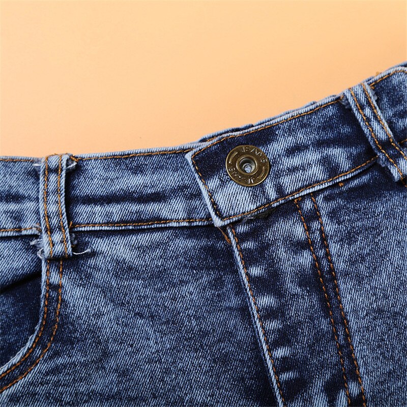 Baby gutteklær fritids-t-skjorte+skjerf+jeans 3pc barneklær sett sommer barnekostyme for 2-7 år