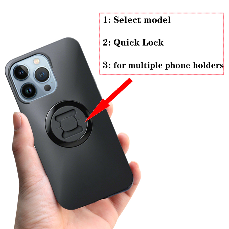 Motorrad Halterung praktisch Schutz fallen Anti Vibration Schutz schnell sperren Für IPhone 7 8 11 12 13 14 15 Profi Max