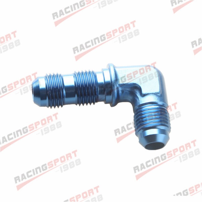 AN -6 (AN6 AN06) 90 DEGREE Bulkhead Fitting Blue A... – Grandado