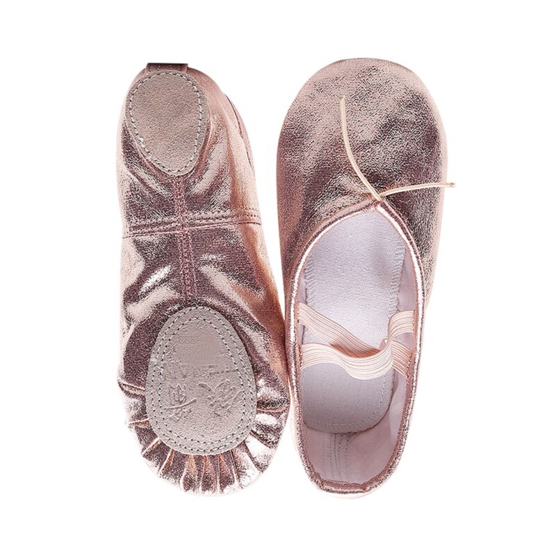 Crianças sapatos de ballet plutônio ballet dança chinelos dividir único meninas crianças bailarina prática sapatos para a dança: 7