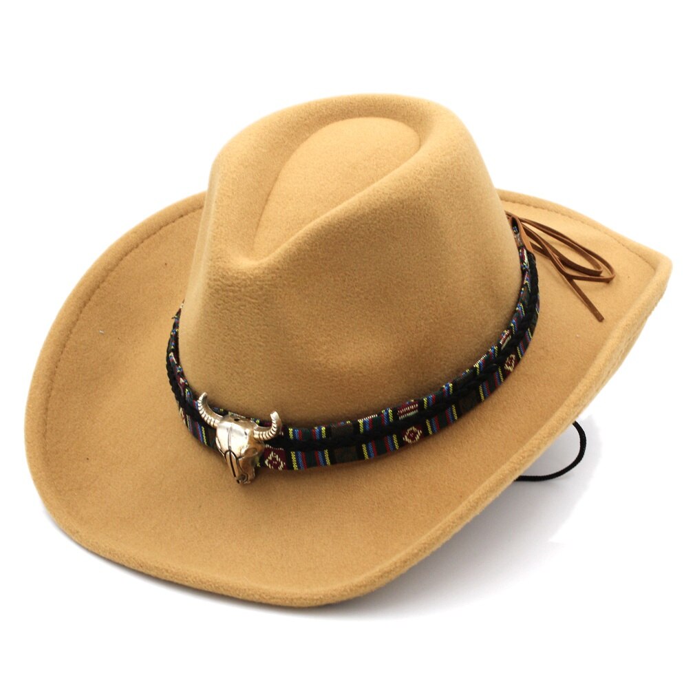 Mistdawn unisex topphatter fast filt fedora hattebånd avlet flat brem jazzhatter trilby panama caps: kaki