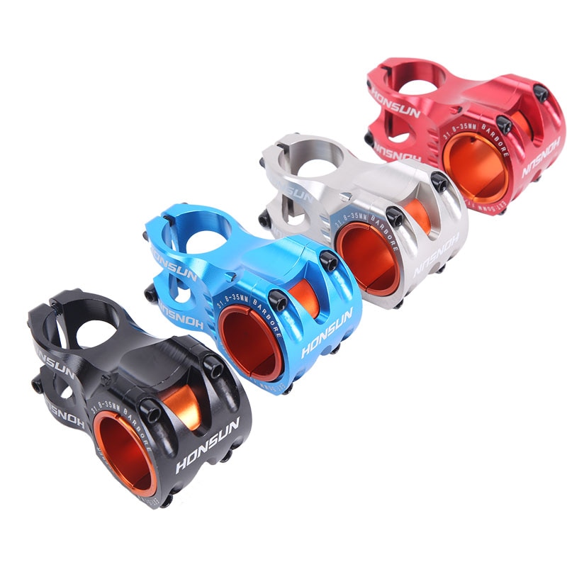 PRoHONSUN 31.8 * 28.6 * 50MM Zero Degree Mountain Bicycle HandlebarStem 5 Color AM XC MTB DH Bicicleta montanha Bike Stem Alloy