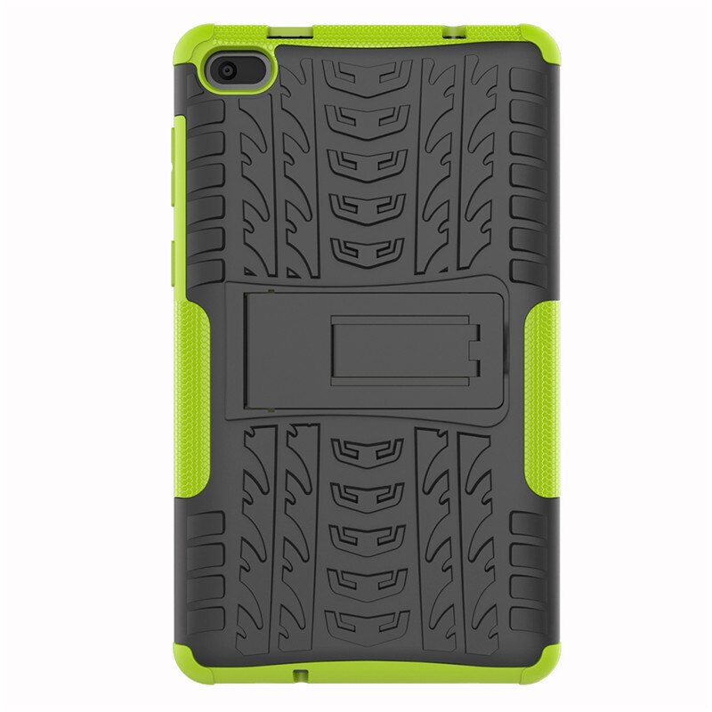 Funda para Lenovo Tab E7 E 7 TB-7104F TB-7104 7,0 pulgadas Funda resistente 2 en 1 híbrida resistente Funda soporte para Tablet Capa: green