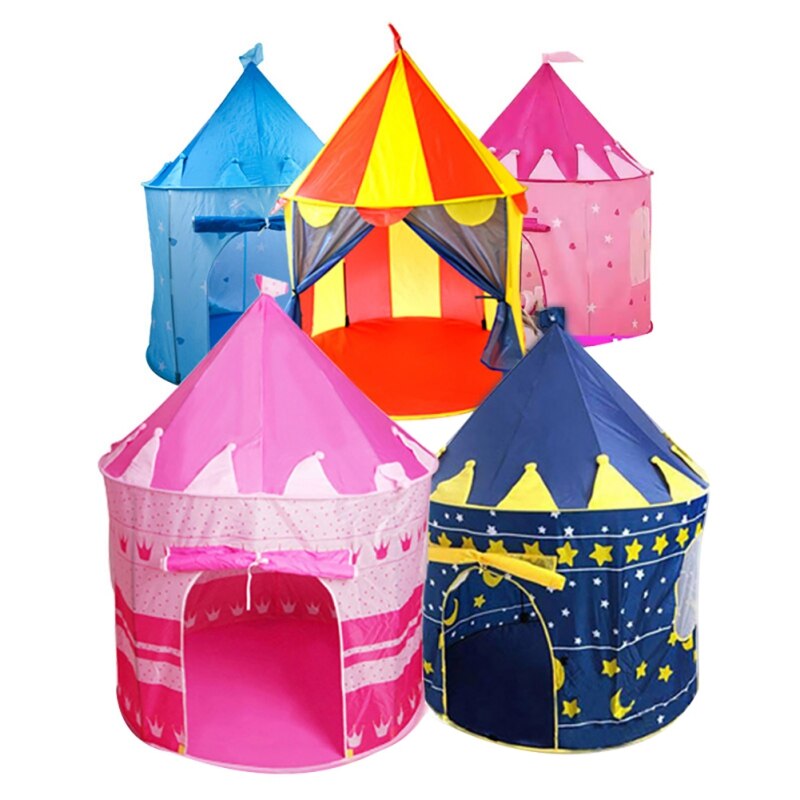 Portable Foldable Princess Folding Tent Play House Game Tent Toys Ball Pool Castle Tents For Girls Kids Children Christmas