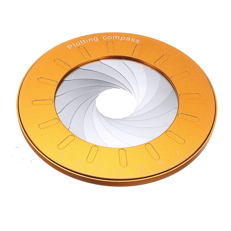 1pc Circle Drawing Tool Stainless Steel Plotting Compass Drafting Drawing Ruler Tools Adjustable Measurement Size