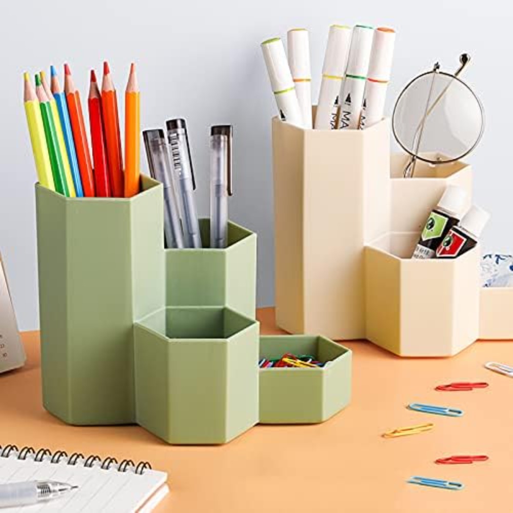 Grüner Multifunktions-Schreibtisch organisator neue Kunststoff abdeckung niedlichen Stift Halfter machen-hoch-Speicher büro